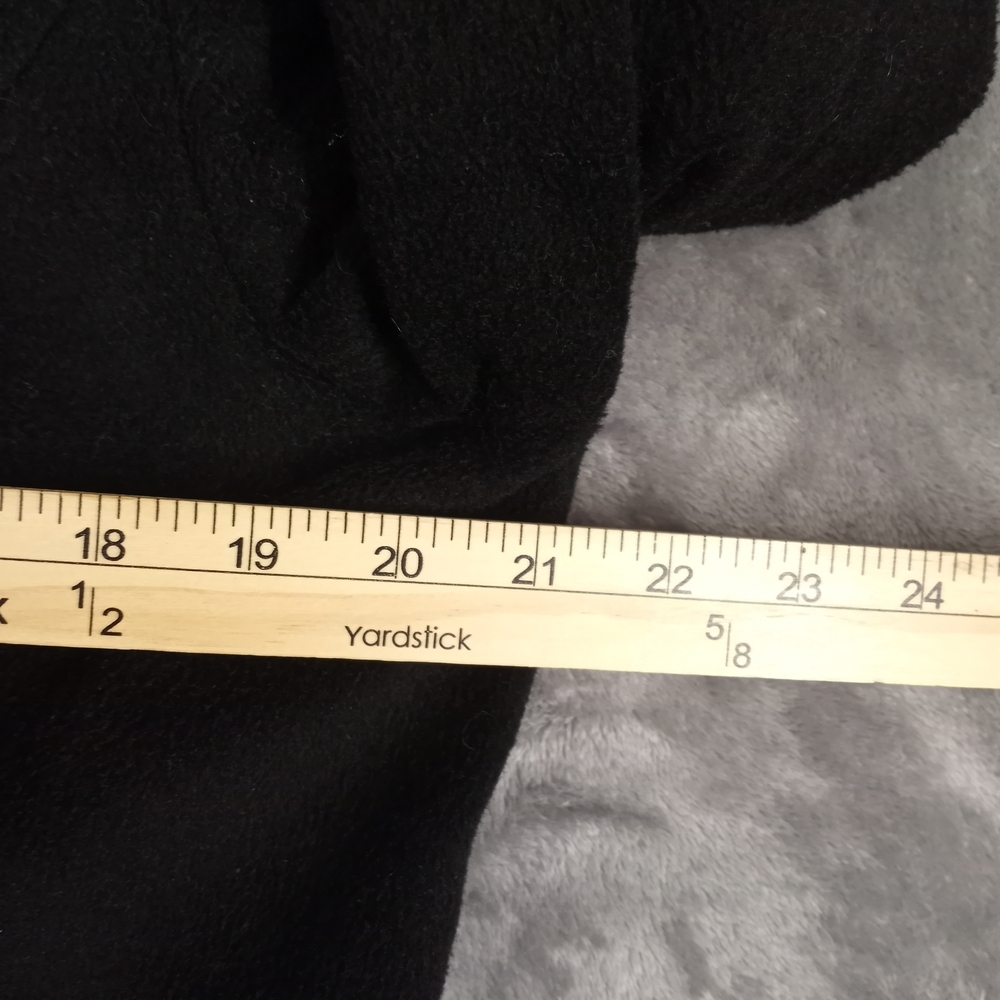 Ralph Lauren Women's Vintage Elegant Black Double-Breasted Long Coat Size 12 - Picture 13 of 15